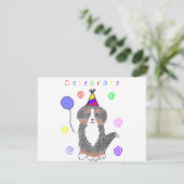 Bernese Mountain Dog Celebrate Kaart (Staand voorkant)
