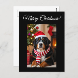 Bernese Mountain Dog Christmas  Briefkaart