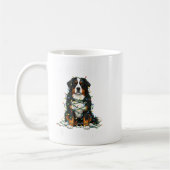 Bernese Mountain Dog Christmas I'm Fine Everything Koffiemok (Links)