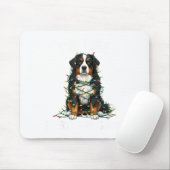 Bernese Mountain Dog Christmas I'm Fine Everything Muismat (Met muis)