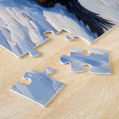 Bernese Mountain Dog Christmas Lighthouse Holiday Legpuzzel (Zijkant)