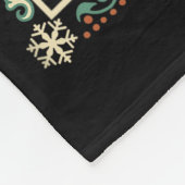 Bernese Mountain Dog Christmas Vibes Dog Santa Cla Fleece Deken (Hoek)