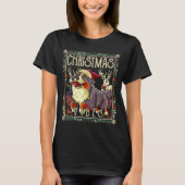Bernese Mountain Dog Christmas Vibes Dog Santa Cla T-shirt (Voorkant)
