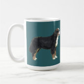 Bernese Mountain Dog Coffee Mok (Links)