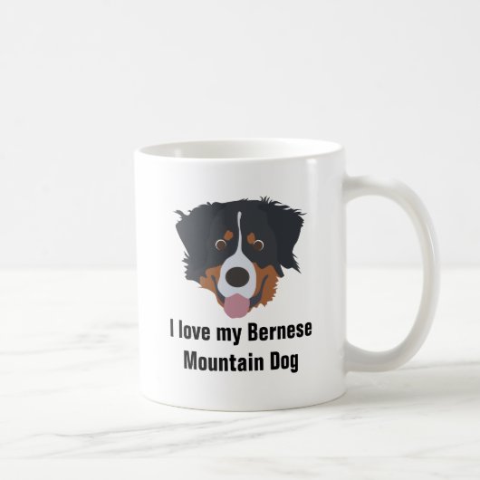 Bernese Mountain Dog Coffee Mok - Bernese Dog (Rechts)