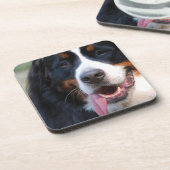Bernese Mountain Dog Cork Onderzetters (Linkerzijde)