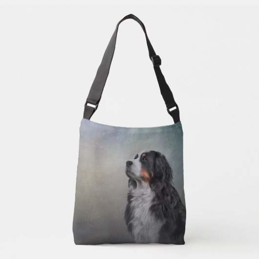 Bernese Mountain Dog Crossbody Tas (Voorkant)