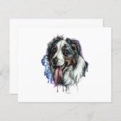 Bernese Mountain Dog Cute Face Briefkaart (Voorkant / Achterkant)