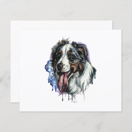 Bernese Mountain Dog Cute Face Briefkaart (Voorkant / Achterkant)