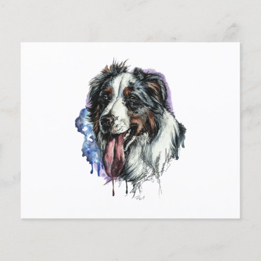 Bernese Mountain Dog Cute Face Briefkaart (Voorkant)