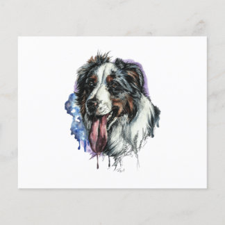 Bernese Mountain Dog Cute Face Briefkaart