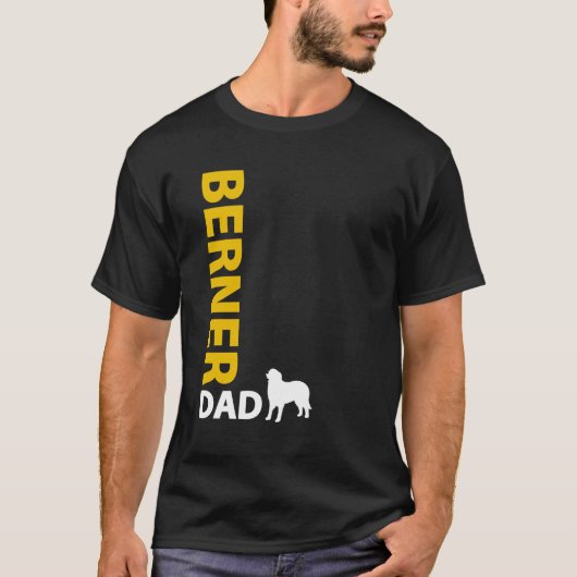 Bernese Mountain Dog Dad T-shirt (Voorkant)