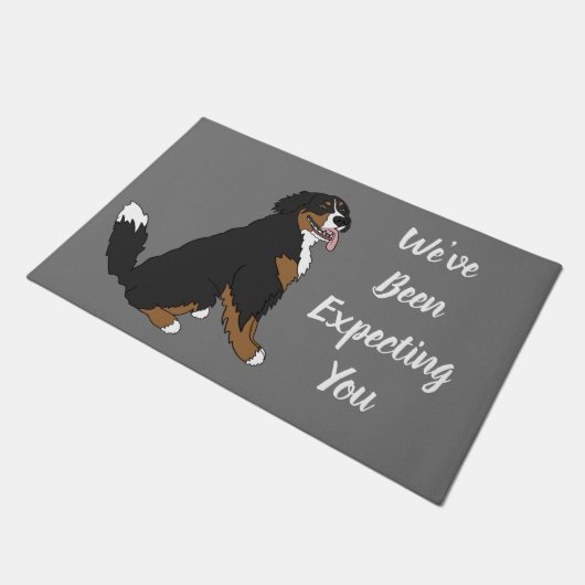 Bernese Mountain Dog Deurmat (Schuin)