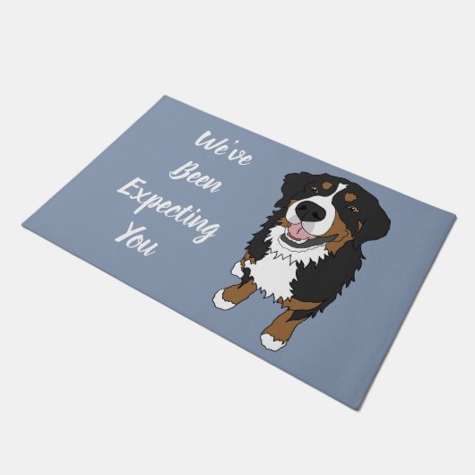 Bernese Mountain Dog Deurmat (Schuin)