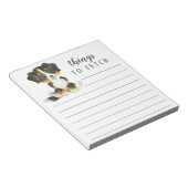 Bernese Mountain Dog Dingen naar Fetch Notitieblok (Schuin)