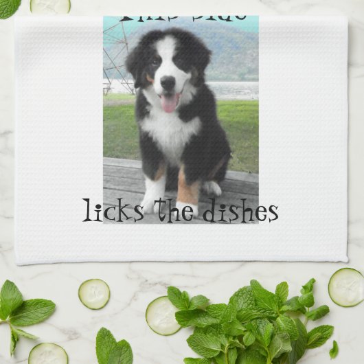 Bernese Mountain Dog Dish-handdoek Theedoek (Gevouwen)