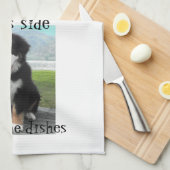Bernese Mountain Dog Dish-handdoek Theedoek (Quarter Fold)