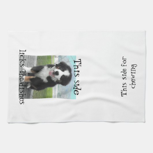 Bernese Mountain Dog Dish-handdoek Theedoek (Horizontaal)