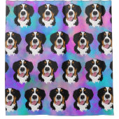 Bernese Mountain Dog Douchegordijn (Voorkant)
