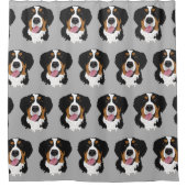 Bernese Mountain Dog Douchegordijn (Voorkant)