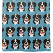 Bernese Mountain Dog Douchegordijn (Voorkant)