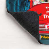 Bernese Mountain Dog Driving Car Scary Halloween Muismat (Hoek)