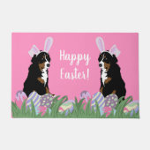 Bernese Mountain Dog Easter Deurmat (Voorkant)
