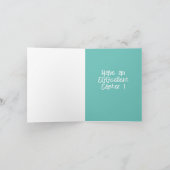 Bernese Mountain Dog Easter Feestdagen Kaart (Binnen)