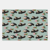 Bernese Mountain Dog en Houseplant Inpakpapier Vel (Voorkant 3)