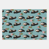 Bernese Mountain Dog en Houseplant Inpakpapier Vel (Voorkant)