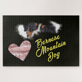 Bernese Mountain Dog Eyes Solid Color 1000 stuks Legpuzzel
