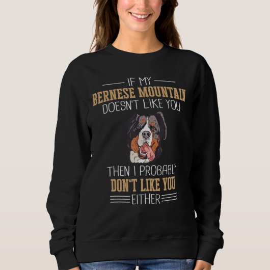 Bernese Mountain Dog Farming Dog Trui (Voorkant)