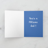 Bernese Mountain Dog Fathers Day Card Kaart (Binnen)