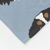 Bernese Mountain Dog Fleece Deken (Hoek)