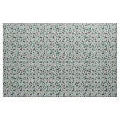 Bernese Mountain Dog  florals turquoise Stof (Yard (91,4 cm))