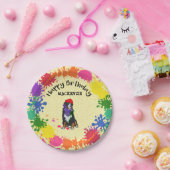 Bernese Mountain Dog Fun Art Birthday Party Papieren Bordje (Feest)