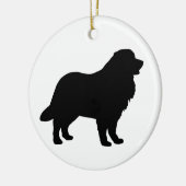 Bernese Mountain Dog Gear Keramisch Ornament (Links)