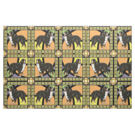 Bernese Mountain dog "gekleurd glas" stof