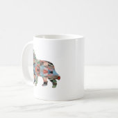 Bernese Mountain Dog Geo Silhouette Pset Koffiemok (Voorkant links)