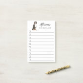 Bernese Mountain Dog gepersonaliseerd om Post- Post-it® Notes (Op bureau)