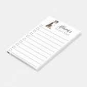 Bernese Mountain Dog gepersonaliseerd om Post- Post-it® Notes (Schuin)