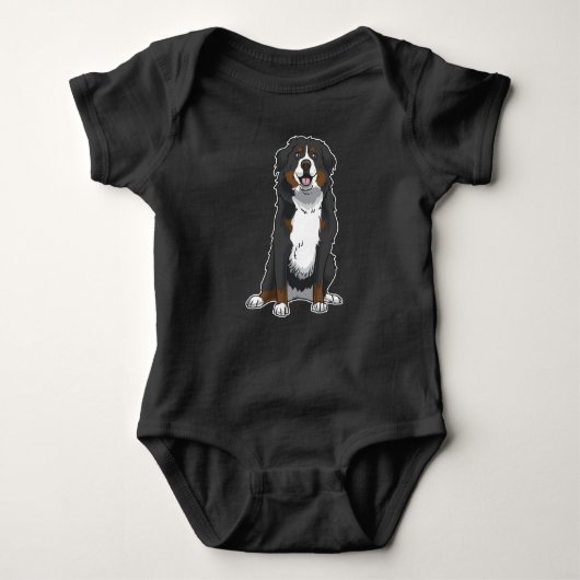 Bernese Mountain Dog Gift Idea Romper (Voorkant)