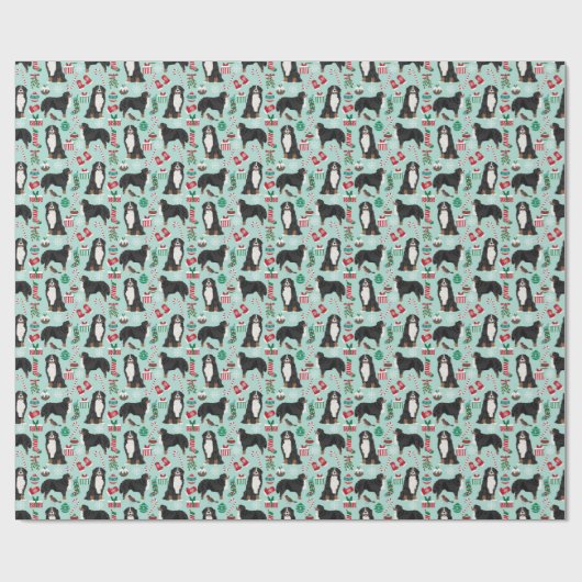 Bernese Mountain Dog Gift wrap Cadeaupapier (Vlak)