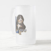 Bernese Mountain Dog Gifts Matglas Bierpul (Voorkant links)