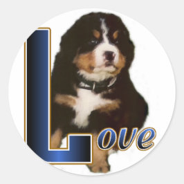 Bernese Mountain Dog Gifts Ronde Sticker