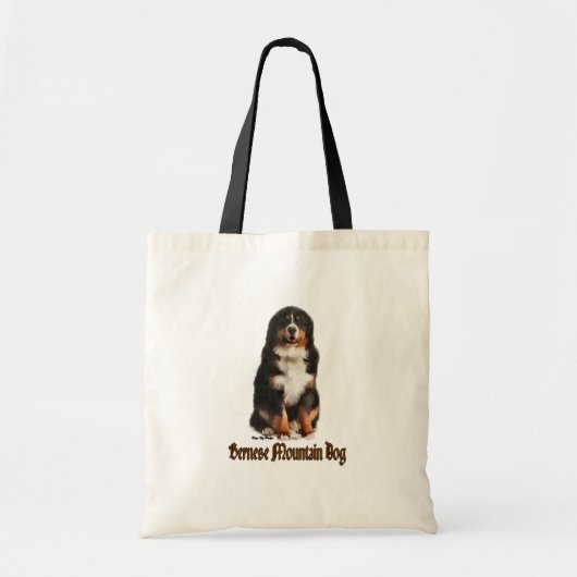 Bernese Mountain Dog Gifts Tote Bag (Voorkant)