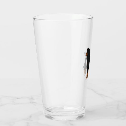 Bernese Mountain Dog Glas (Rechts)