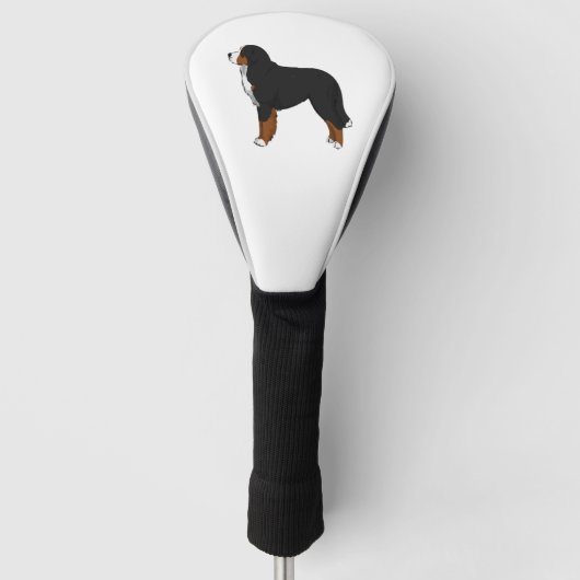 Bernese Mountain Dog Golfheadcover (Voorkant)