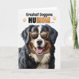 Bernese Mountain Dog Greatest HuMOM Moederdag Feestdagen Kaart