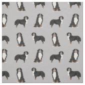 Bernese Mountain Dog grijs Stof (Swatch)